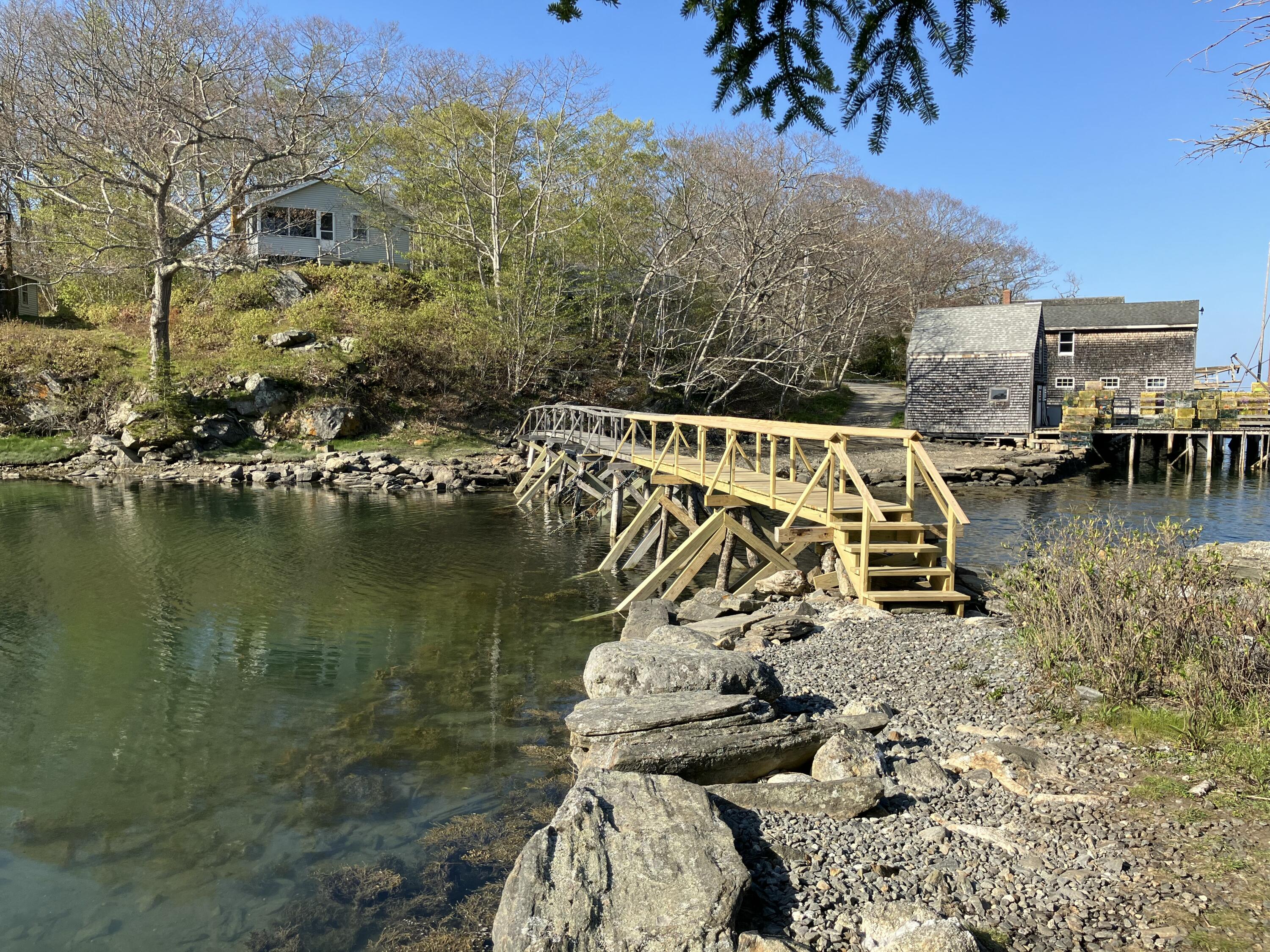 42 Old Mill Road New Harbor, ME 04554 - Photo 58 of 65 Footbridge at Back Cove