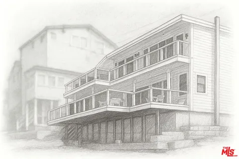 a front view of a building