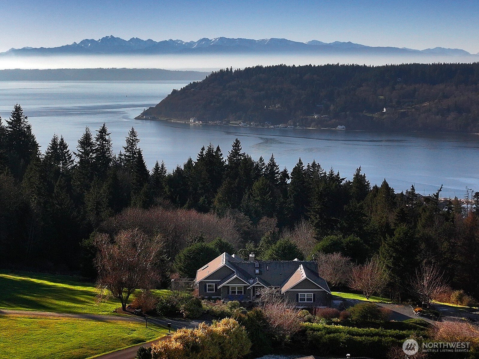 4296 Vickers Lane Clinton, WA 98236 - Photo 1 of 1 a view of lake and mountain view