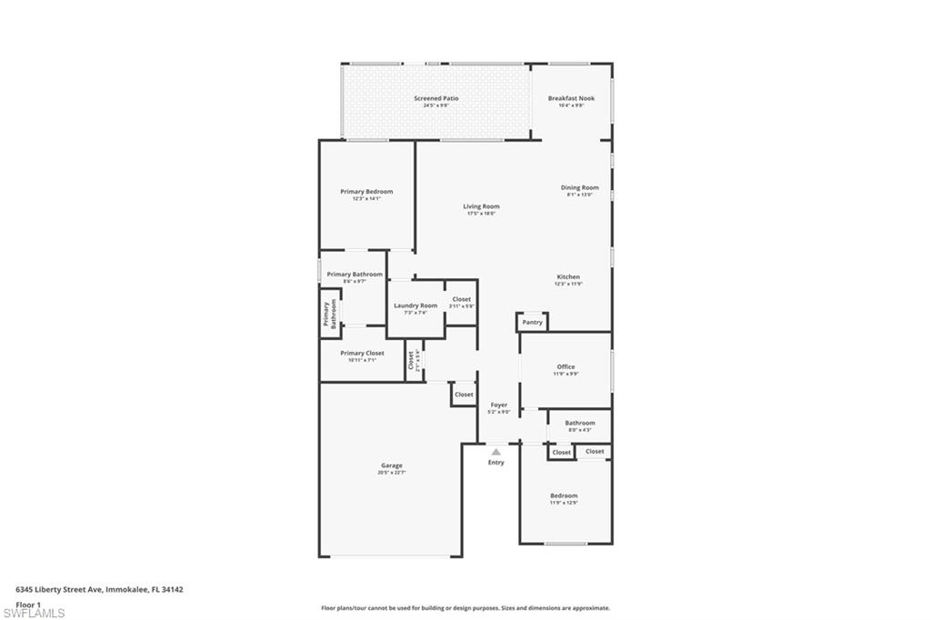 6345 Liberty Street Ave Maria, FL 34142 - Photo 4 of 35 a picture of floor plan