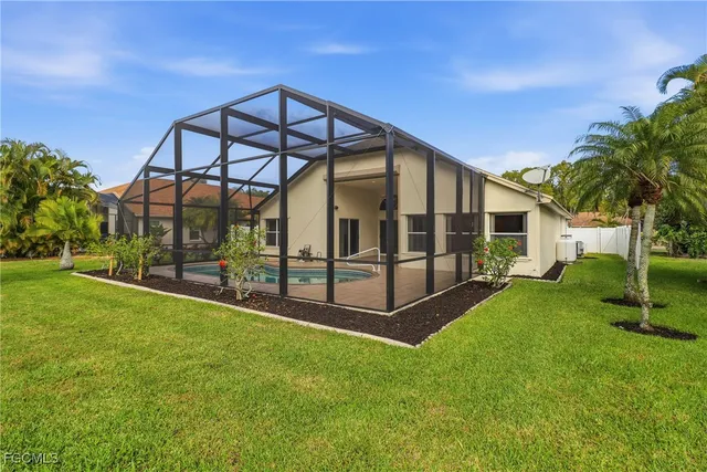 a house view with a garden space