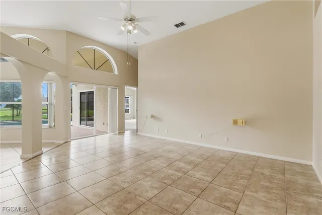 a view of an entryway with a window