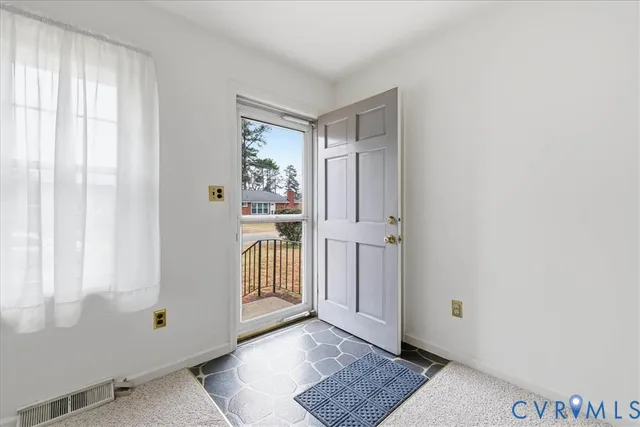 a view of an empty room