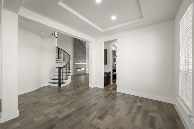 a view interior of a house and wooden floor