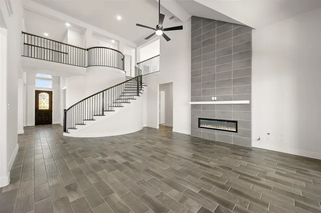 a living room with a couch