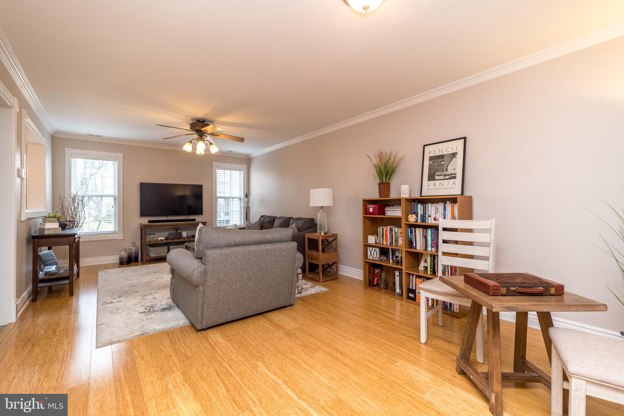 1471 Sweetbriar Drive Jamison, PA 18929 - Photo 7 of 35 Living/Dining Area with Bamboo floors