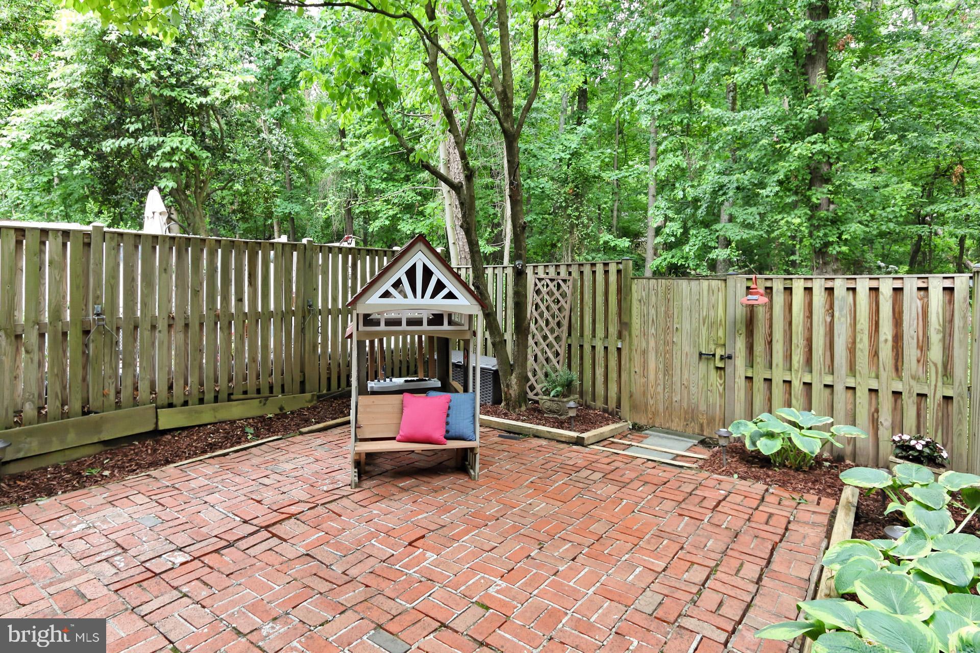 2404 Wanda Way Reston, VA 20191 - Photo 30 of 34 ADORABLE brick patio w landscape perimeter