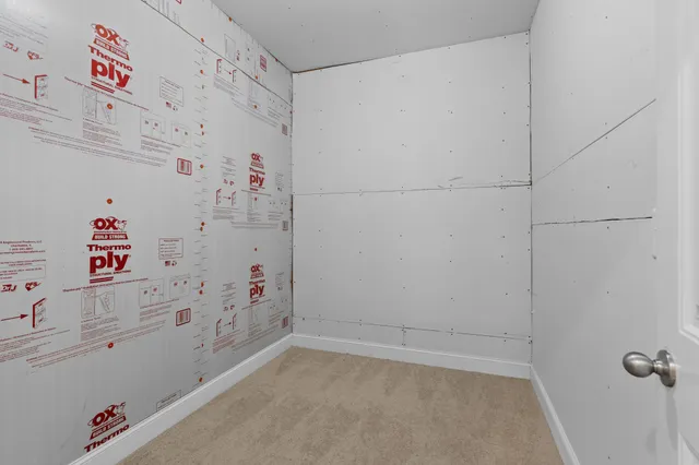 a view of storage and utility room with toys