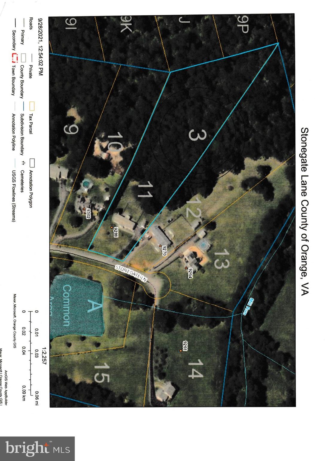 9288 Stonegate Lane Rhoadesville, VA 22542 - Photo 46 of 53 GIS Plat-lines are approx.