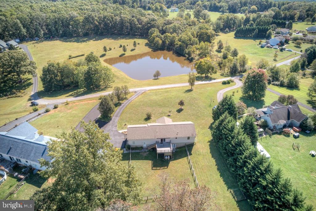 9288 Stonegate Lane Rhoadesville, VA 22542 - Photo 9 of 53 Aerial view from backyard of home to pond view