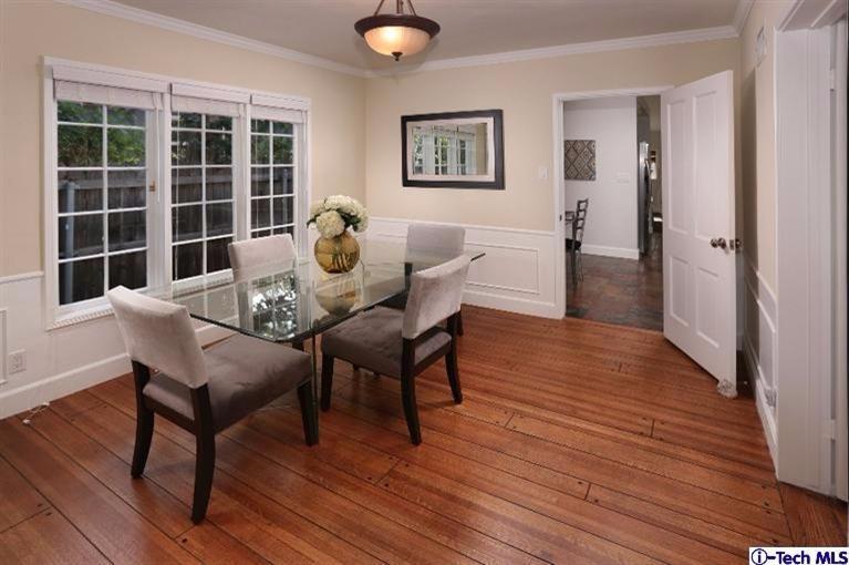 1915 Cañada Boulevard Glendale, CA 91208 - Photo 12 of 42 a view of a dining room with furniture and wooden floor