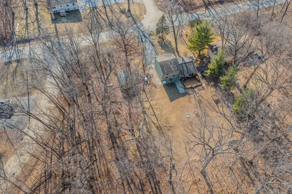 a backyard of a building