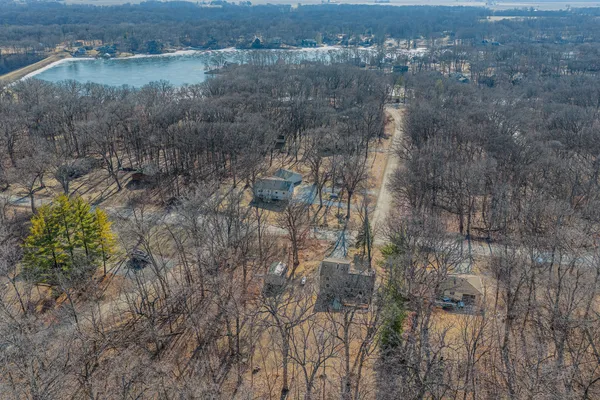 a white building with glass door