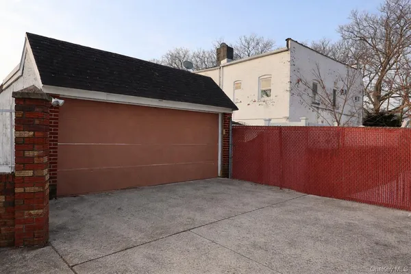 a backyard of a house