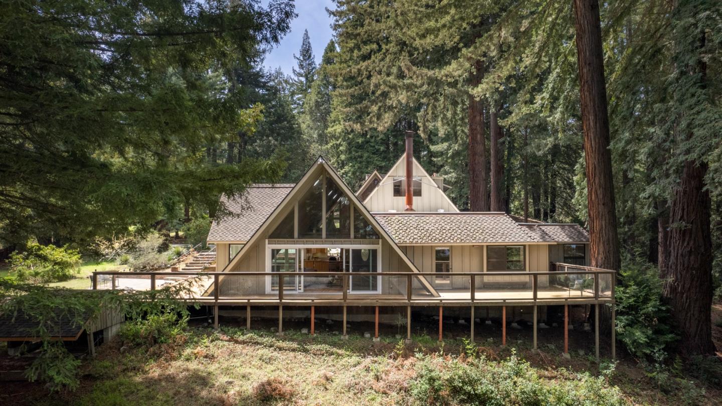 394 Summit Road Watsonville, CA 95076 - Photo 26 of 26 a aerial view of a house with a yard and potted plants