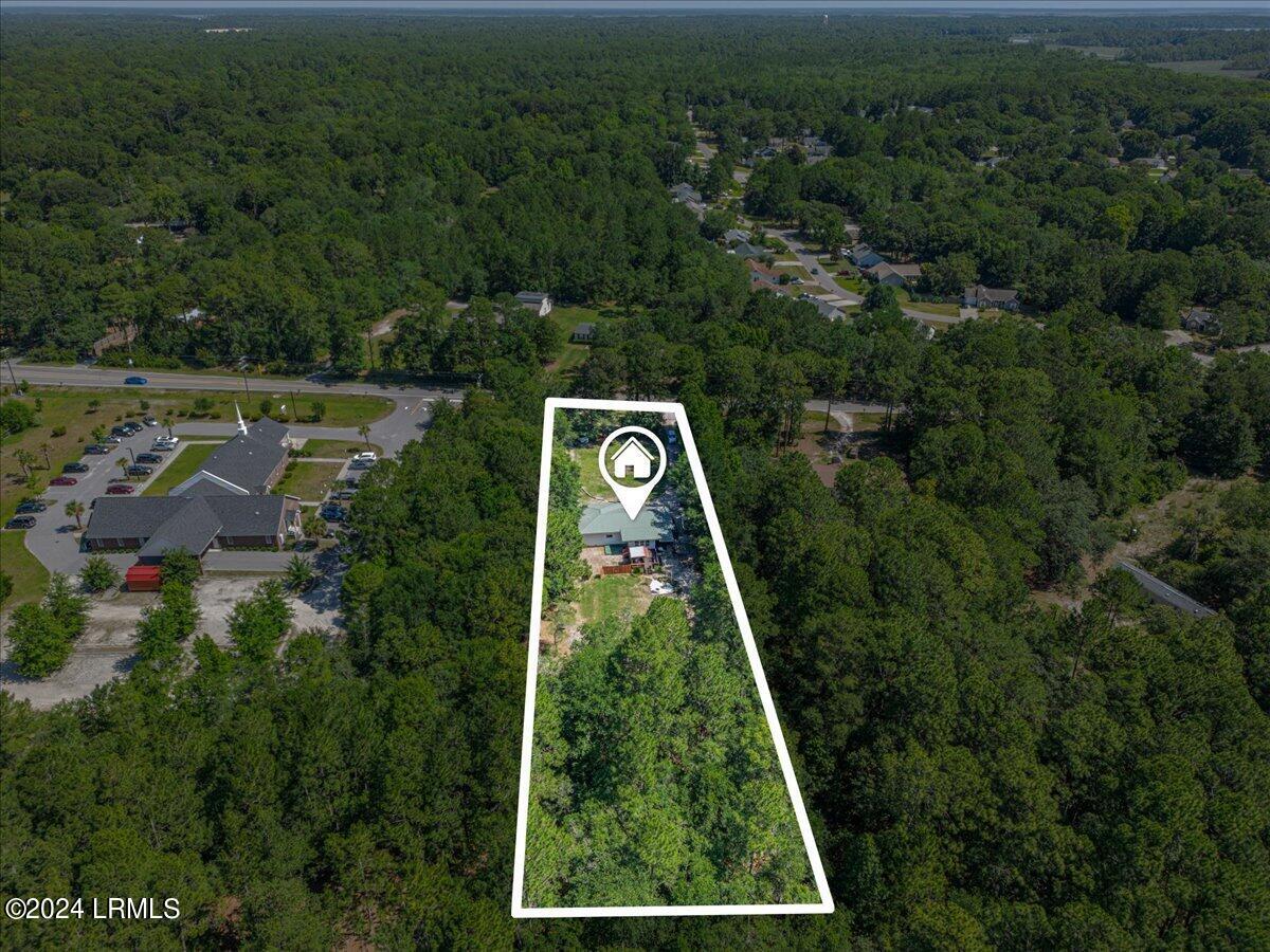 22 Holly Hall Road Beaufort, SC 29907 - Photo 32 of 34 32-Aerial Back (Pin)