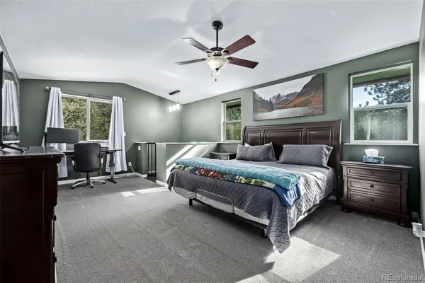 a view of room with window and closet