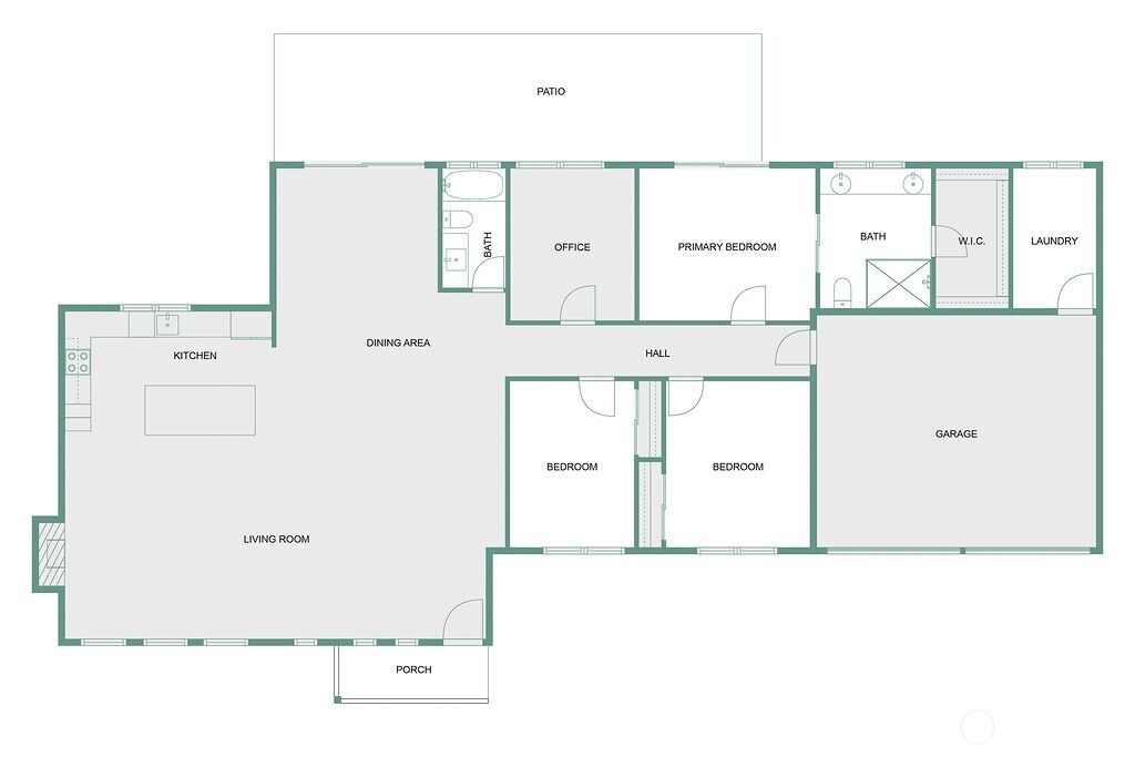 19433 Southeast 128th Street Renton, WA 98059 - Photo 40 of 40 a black and white photo of a living room