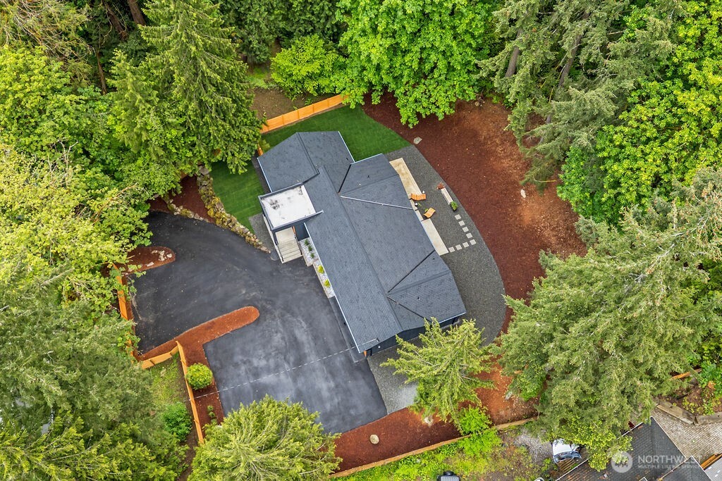 19433 Southeast 128th Street Renton, WA 98059 - Photo 7 of 40 an aerial view of a house with garden space and street view