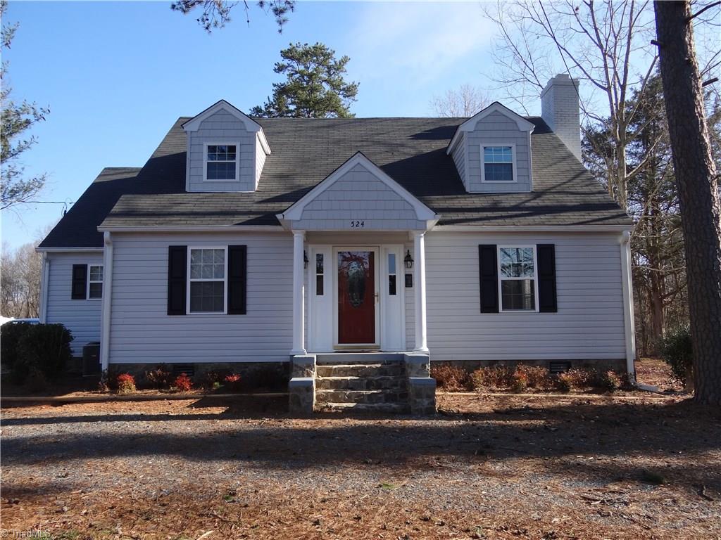 524 High Point Street Randleman, NC 27317 - Photo 1 of 30 Front exterior of this beautifully updated cape cod home in the heart of Randleman