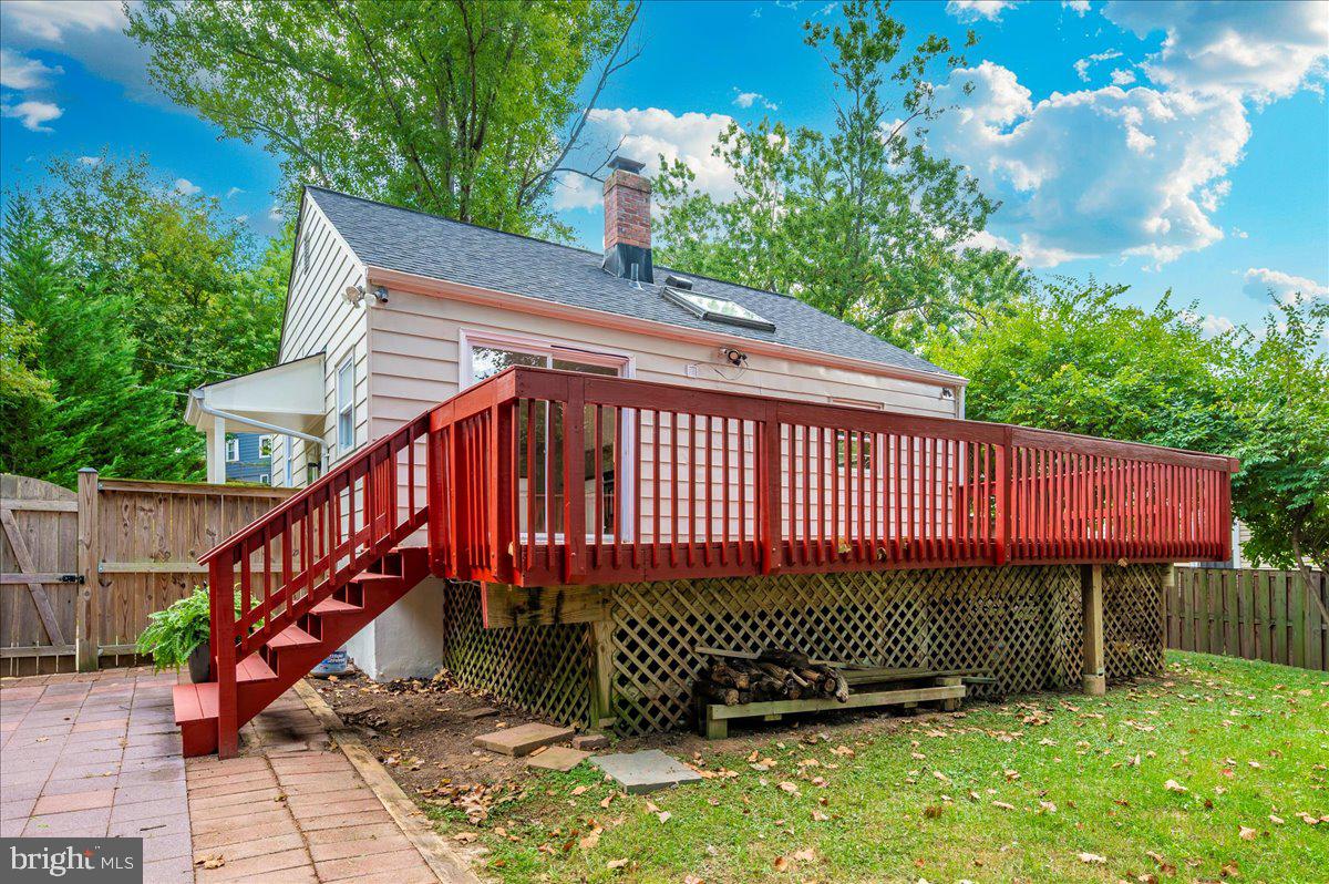 12108 Dewey Road Silver Spring, MD 20906 - Photo 44 of 68 Huge Decking off the Rear of the home!