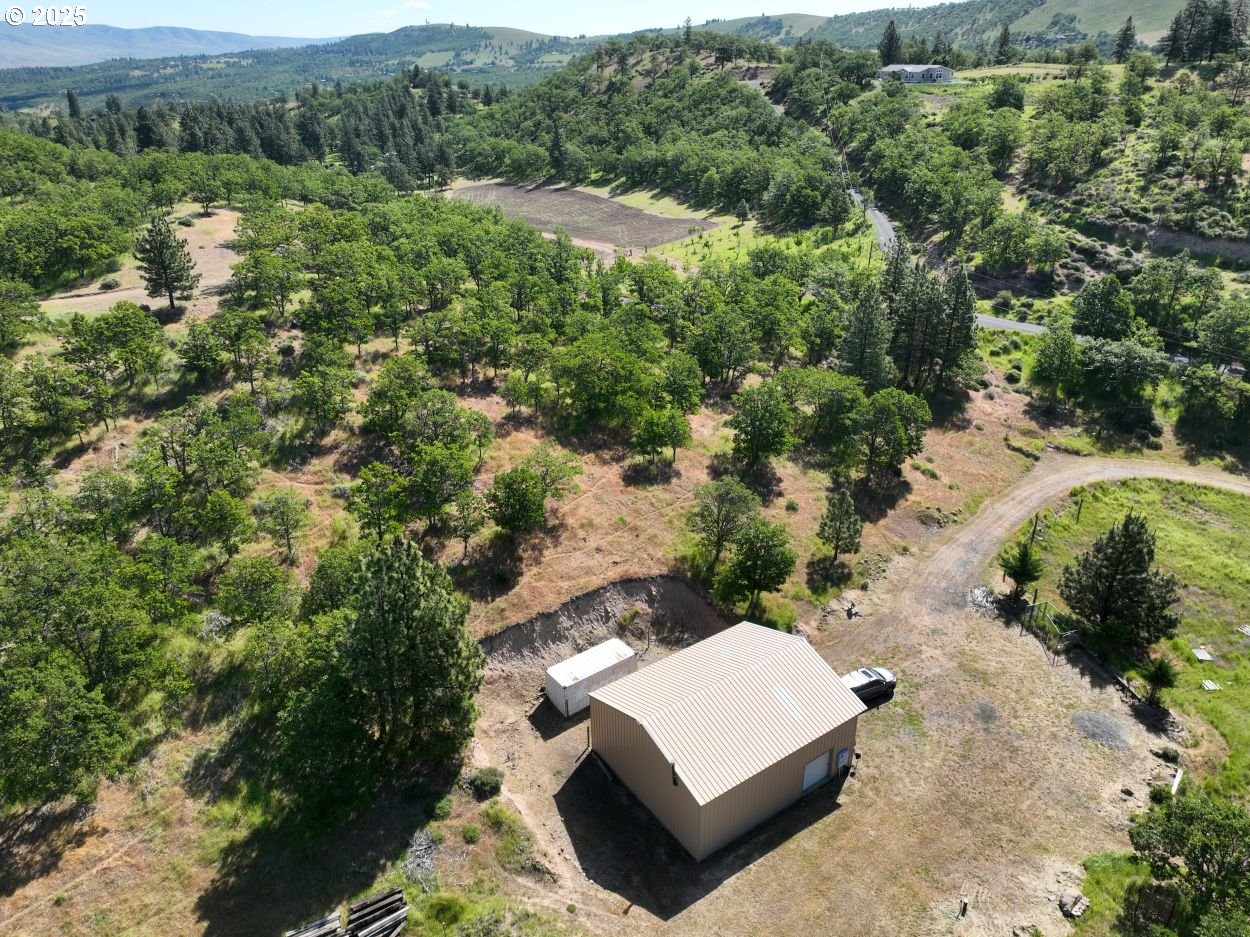 4397 Browns Creek Road The Dalles, OR 97058 - Photo 13 of 37 an aerial view of a house with a yard