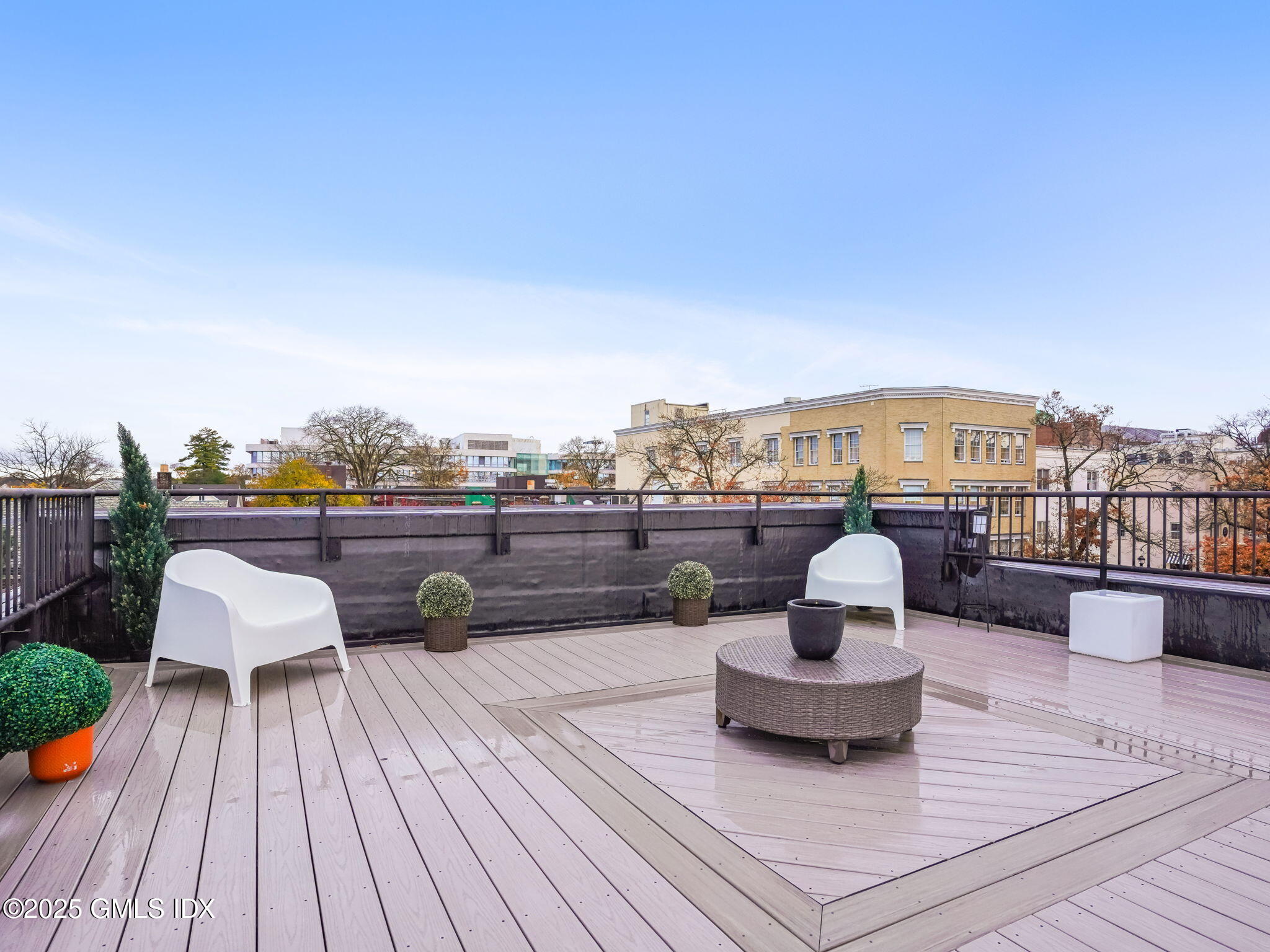 169 Greenwich Avenue, Unit FRONT Greenwich, CT 06830 - Photo 16 of 22 a view of roof deck with seating space