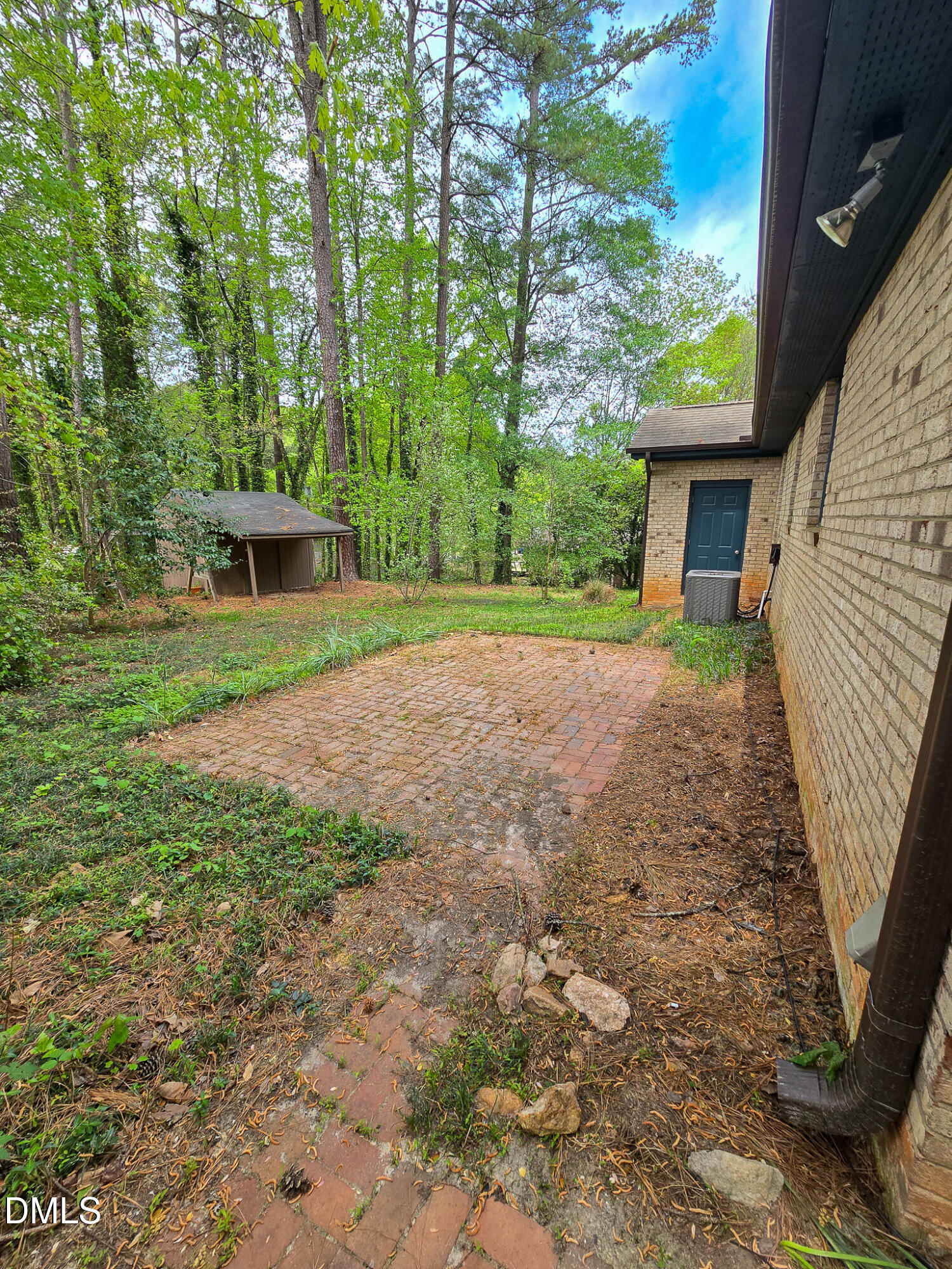 3909 Greenleaf Street Raleigh, NC 27606 - Photo 26 of 27 a view of a backyard with large trees