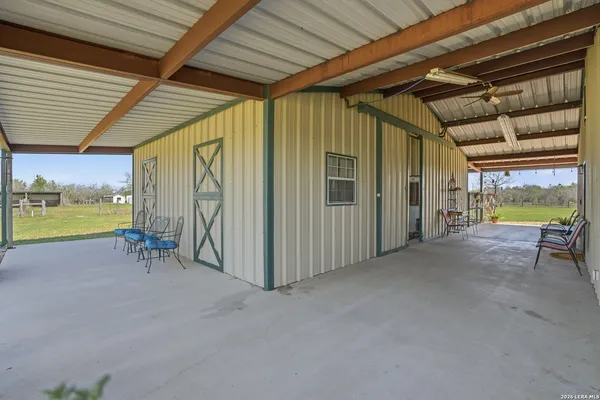 a view of an outdoor space and deck