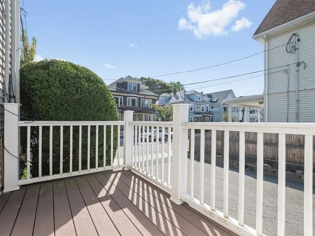 a view of a roof deck