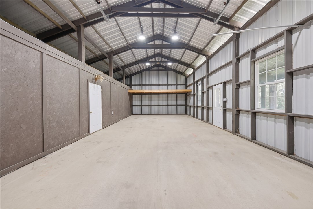 8595 Jared Road Bellville, TX 77418 - Photo 34 of 45 Shop Interior - exceptional space for hobbies, storage, equipment, or workshop