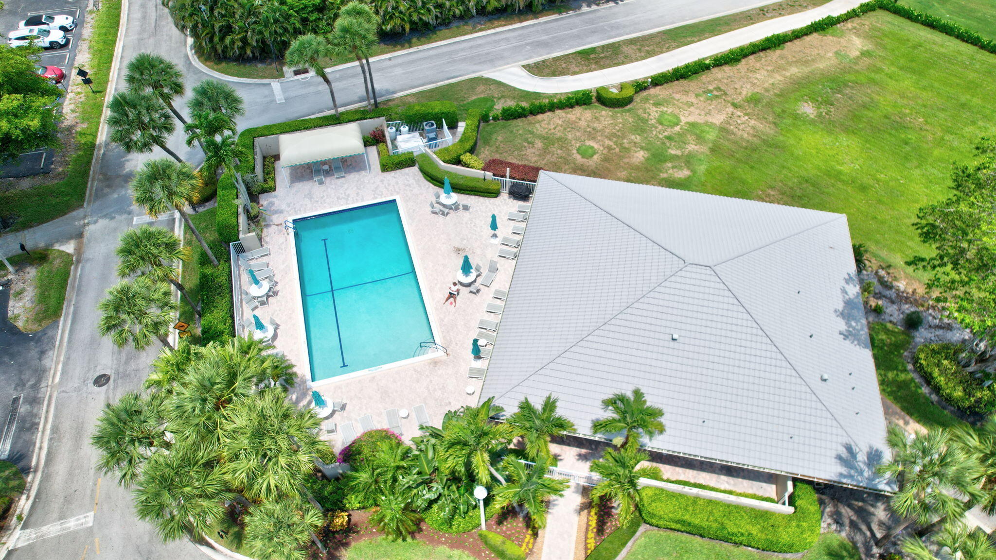 12 Westgate Lane, Unit C Boynton Beach, FL 33436 - Photo 42 of 54 an aerial view of a house with a yard