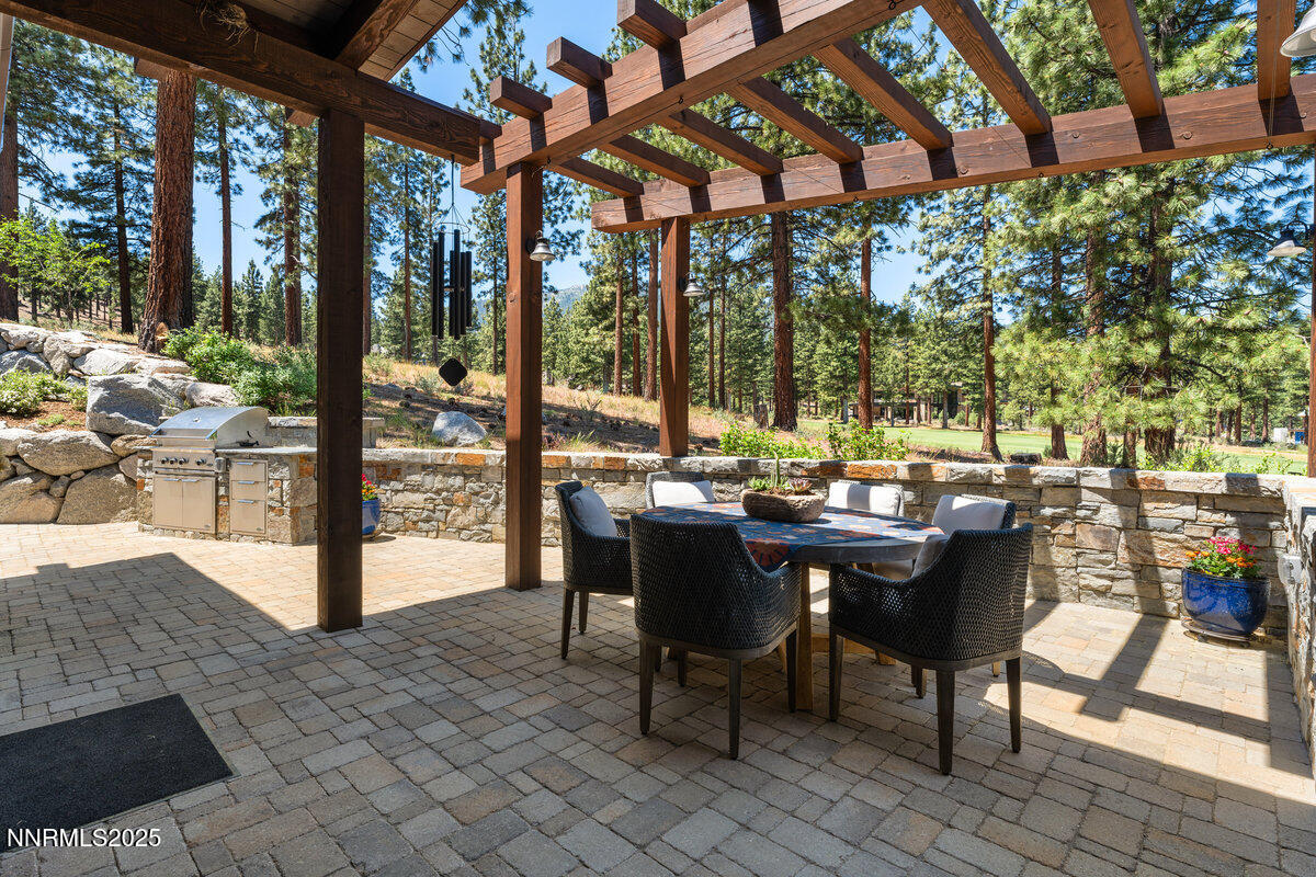 253 Mill Race Loop Carson City, NV 89705 - Photo 19 of 44 a view of a patio with a dining table and chairs