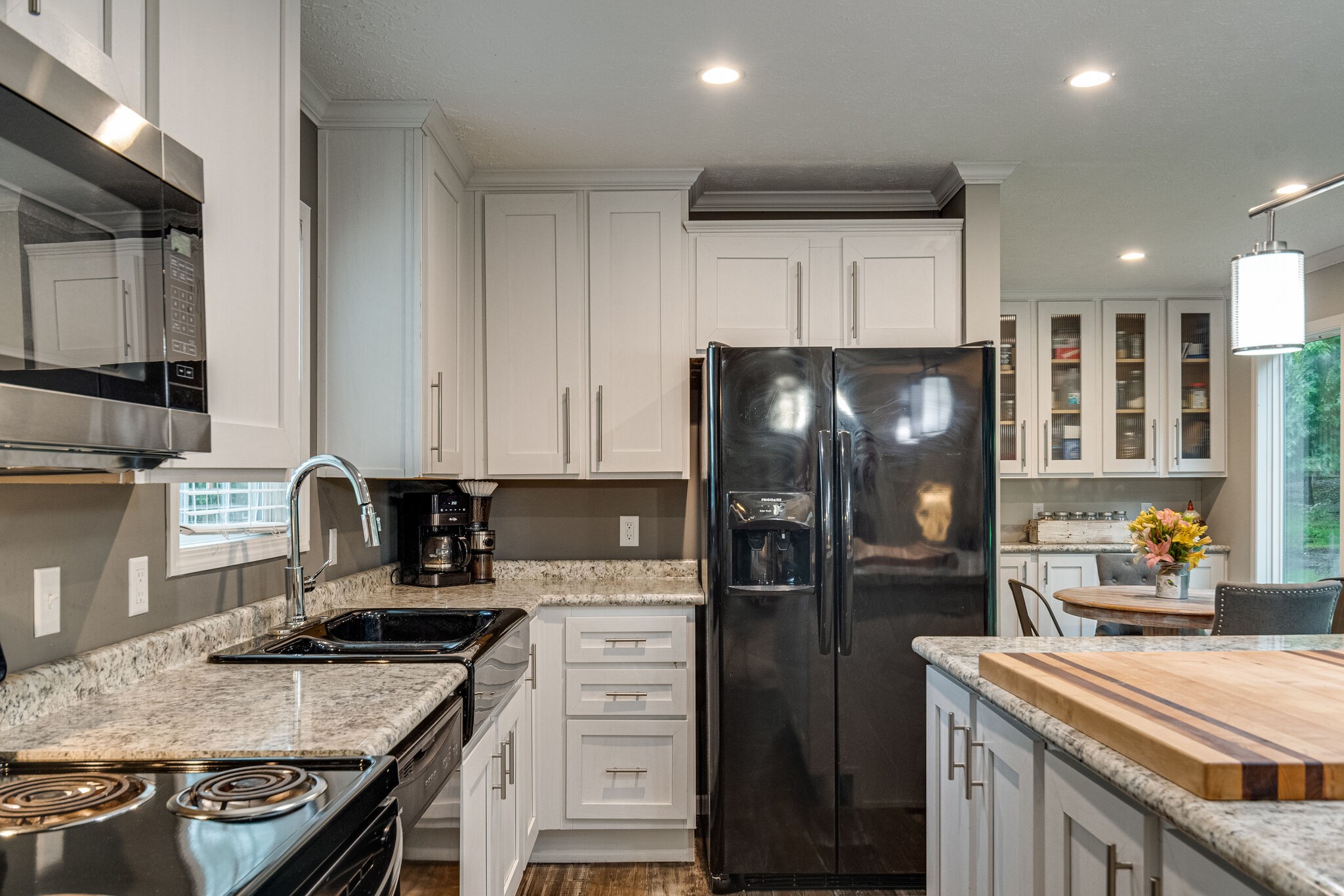 Lots of cabinet space.