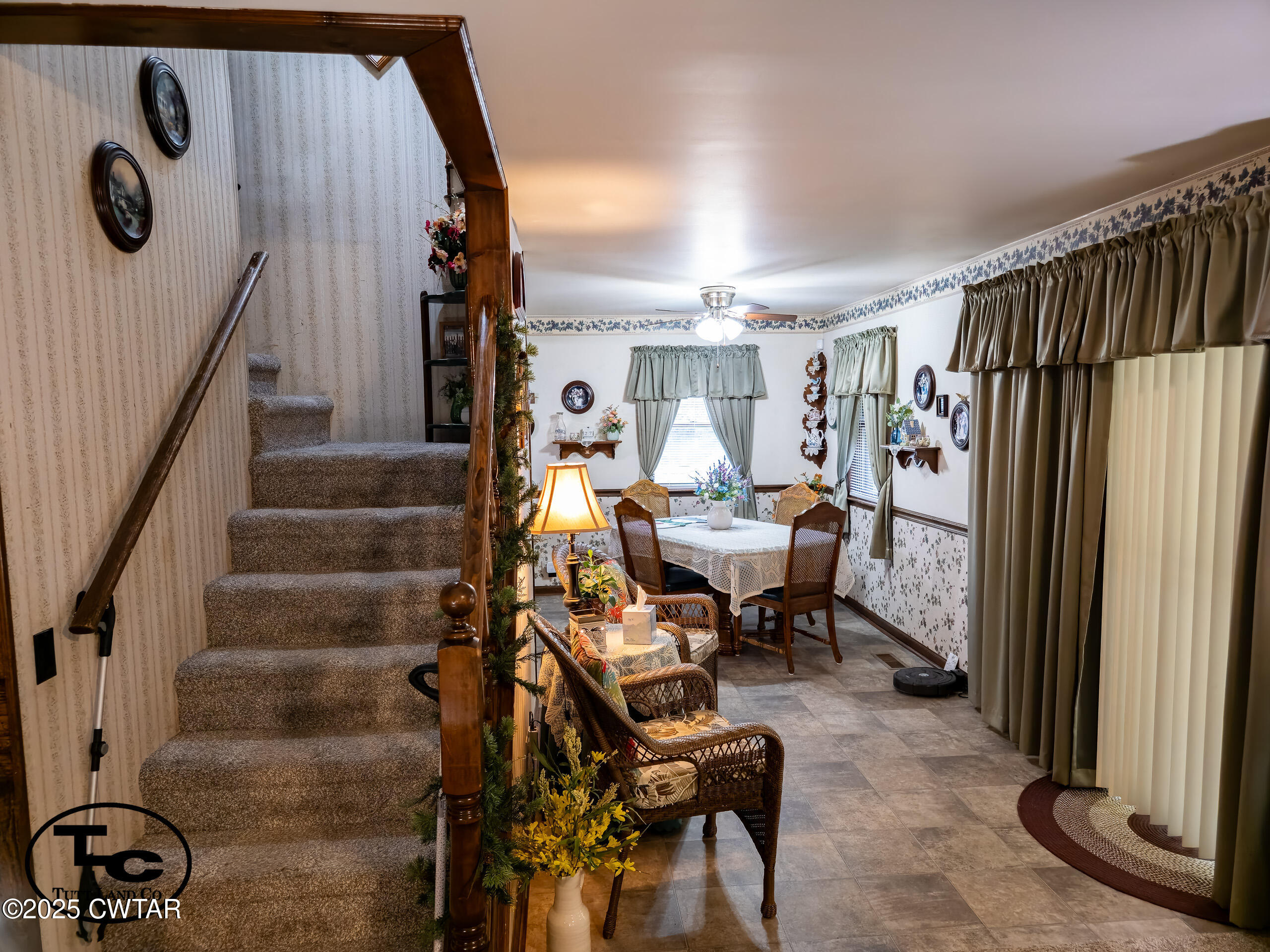3964 Center Hill Road Finger, TN 38334 - Photo 25 of 31 a view of hall way with furniture and staircase