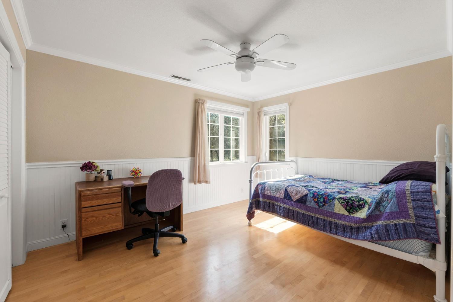 2661 Oak Ln Drive Rescue, CA 95672 - Photo 29 of 69 a bedroom with furniture and a window