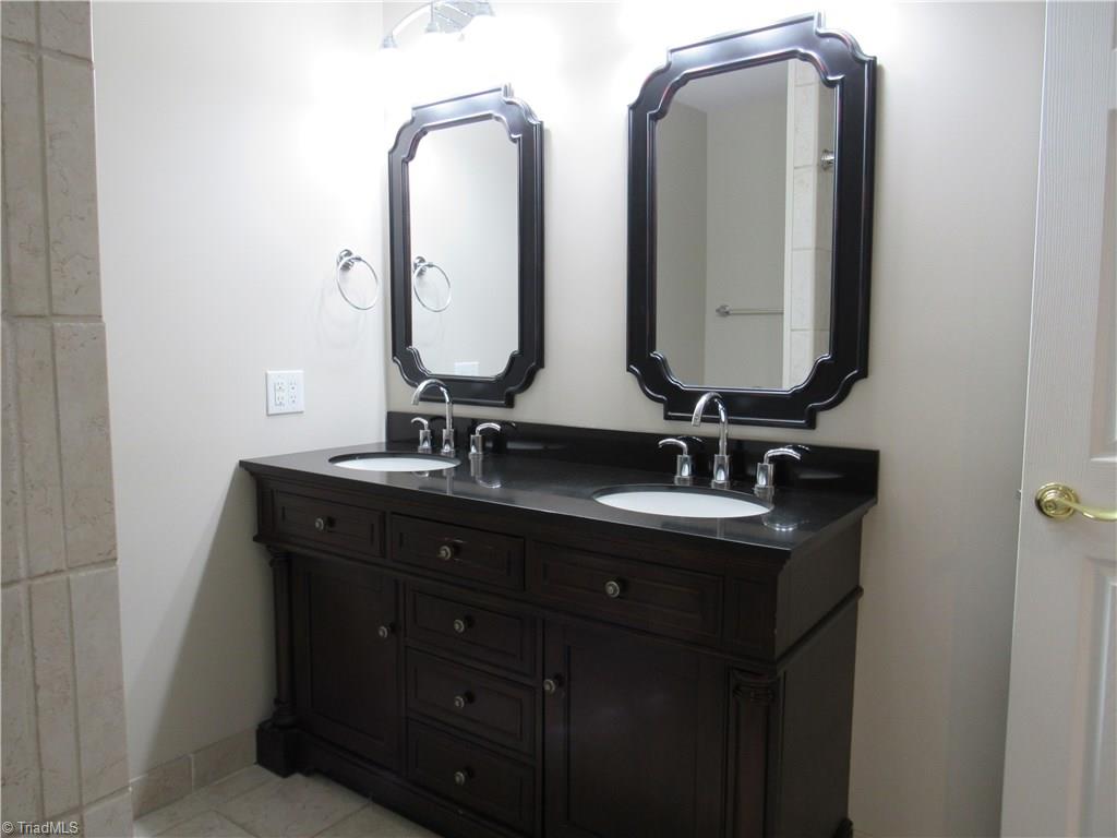 306 Summit Road High Point, NC 27265 - Photo 19 of 27 Master bath double sink vanity.