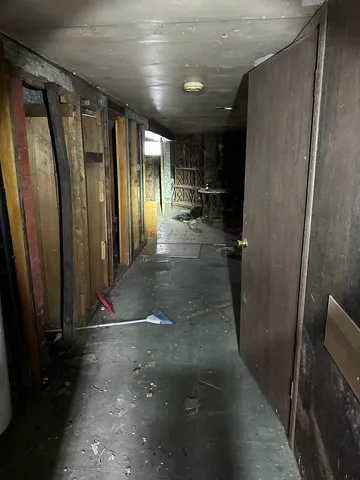 a view of water heater room