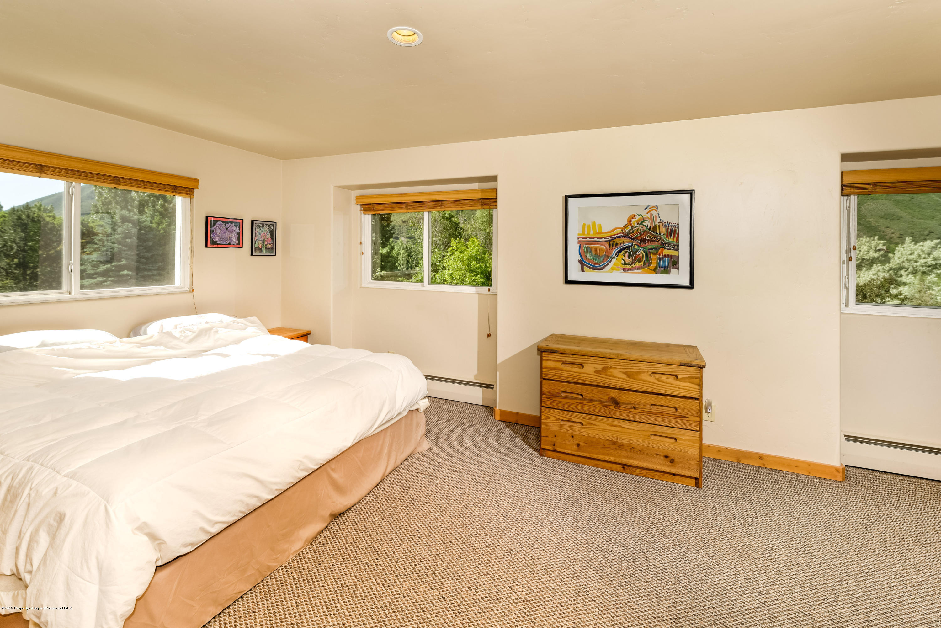 336 Holland Hills Road Basalt, CO 81621 - Photo 8 of 17 a bedroom with a bed and a window