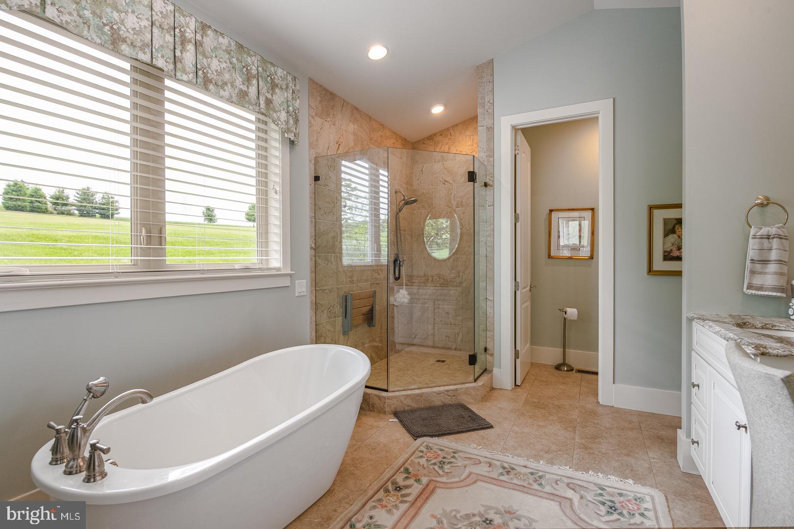 30 Andes Lane Reading, PA 19608 - Photo 30 of 47 Beautiful soaking tub and full sized tiled shower