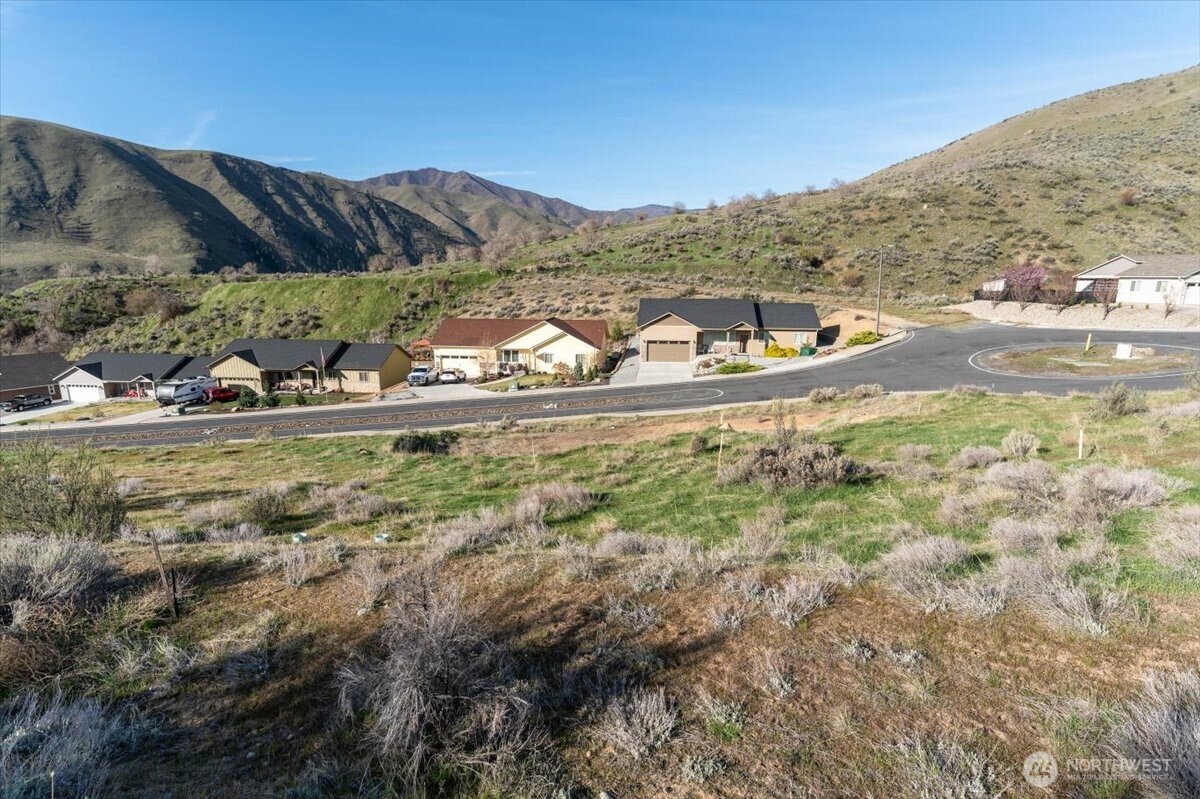 9988 Saska Way Entiat, WA 98822 - Photo 8 of 21 a view of a backyard with mountain view