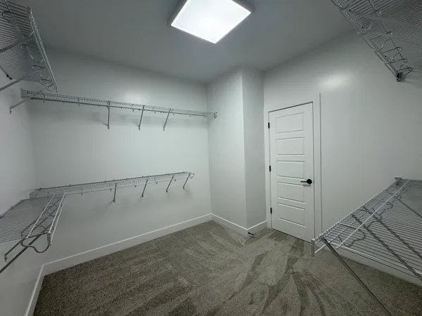 a view of storage and utility room