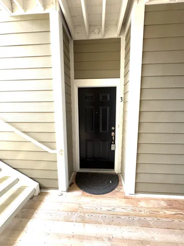 a view of outdoor space and deck