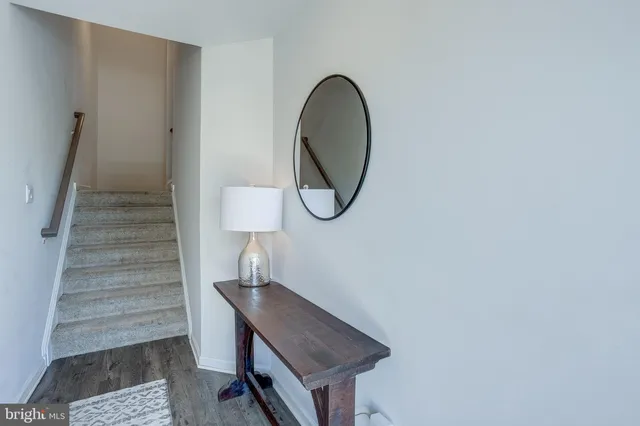 a front view of a house with entryway