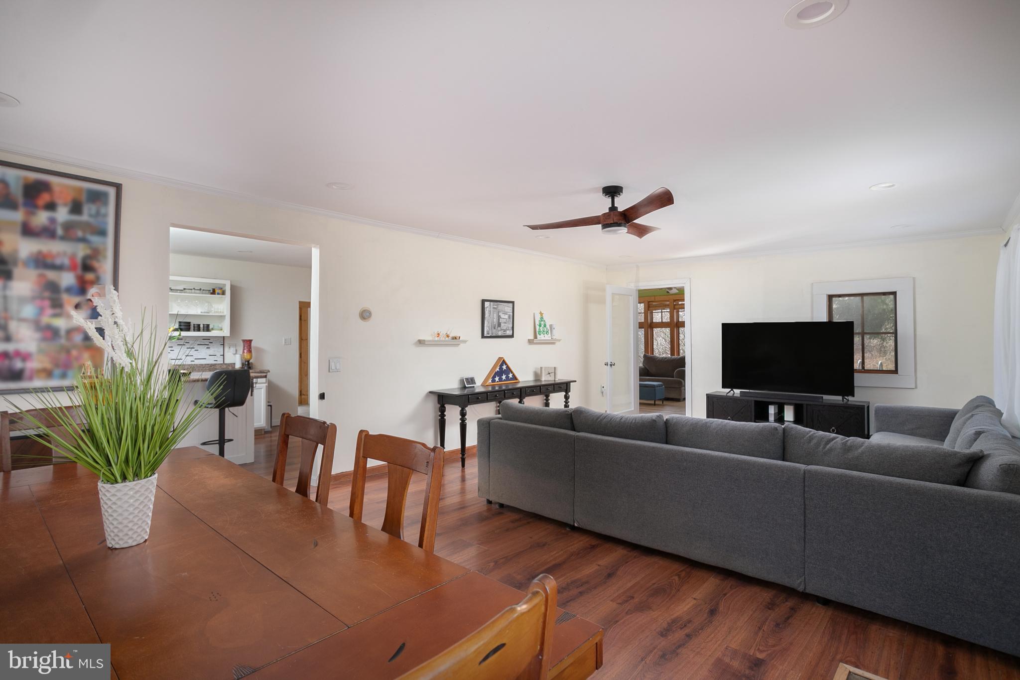 146 Wrightstown Cookstown Road Cookstown, NJ 08511 - Photo 19 of 40 Open plan; Living and Dining areas