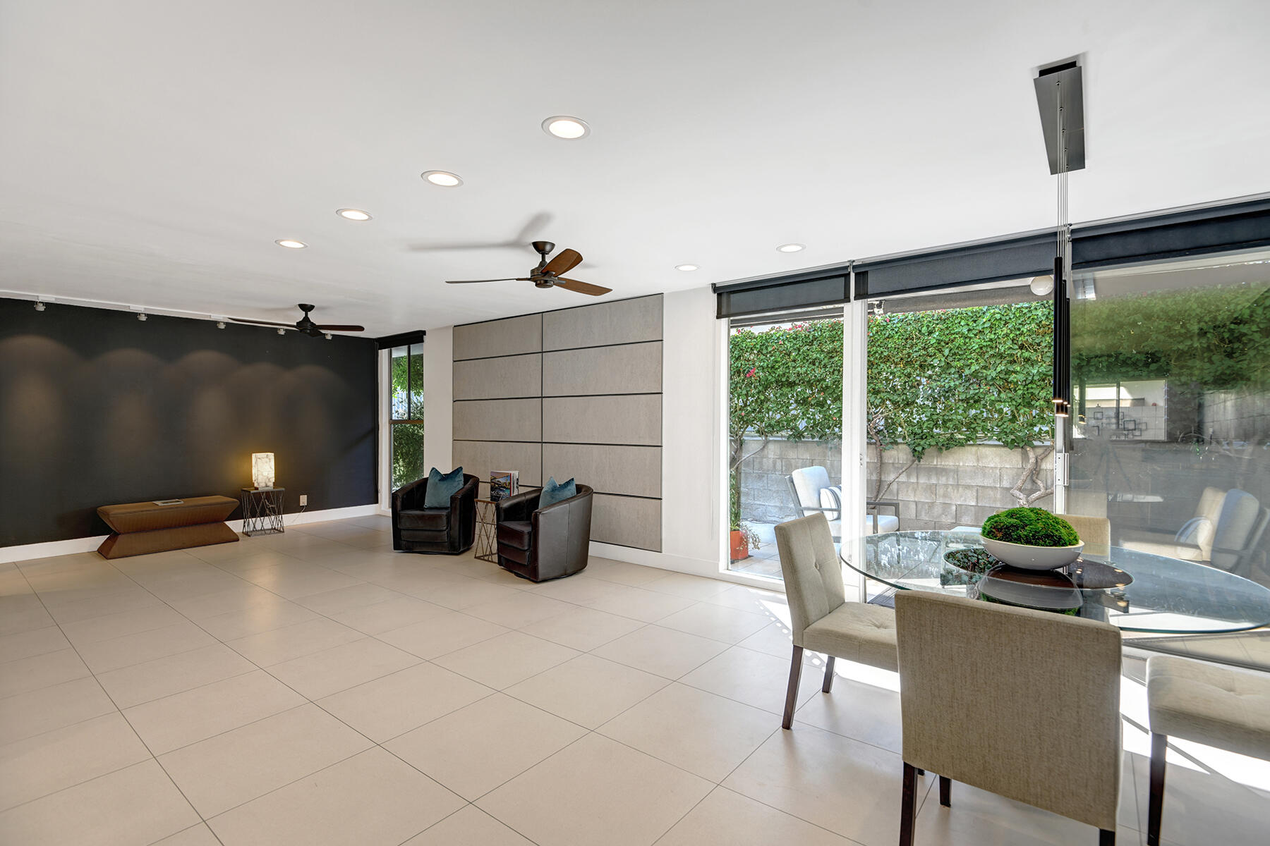 42379 Rancho Las Palmas Drive, Unit 29 Rancho Mirage, CA 92270 - Photo 6 of 24 a view of a dining room with furniture window and outside view