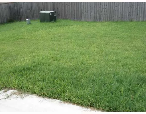 a backyard of a house