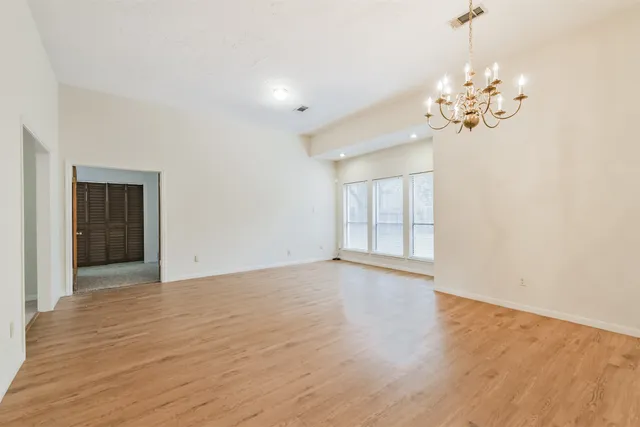 a view of an empty room with window