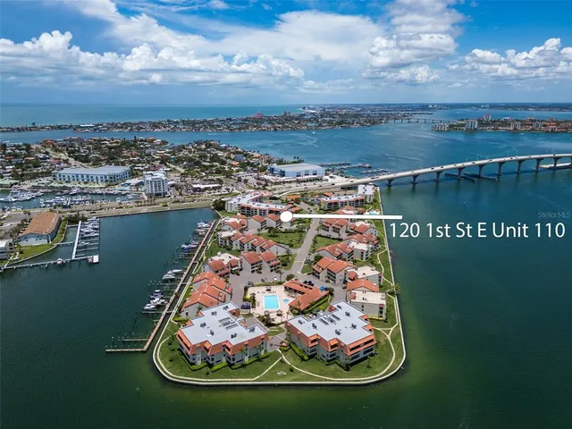 a view of a lake with a nearby beach