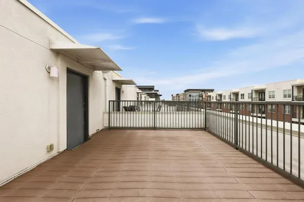 a view of a balcony